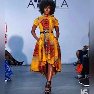 Rae Darten Bisco Hi-low African print